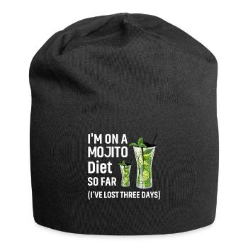 Je suis un régime Mojito jusqu’à présent, j’ai perdu trois jours - Bonnet en jersey - noir - Devant