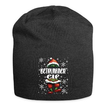 Tenue de Noël Drunk Elf - Bonnet en jersey - charbon - Devant