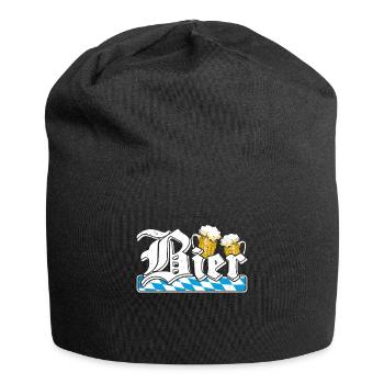 Bayerisch Bierliebhaber Bayern Bier München - Jersey-Beanie - Schwarz - Vorne