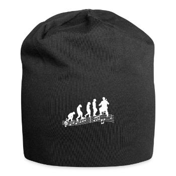 Cello Player Cellist Musician Collo-Music Evolution - Jersey Beanie - black - Front