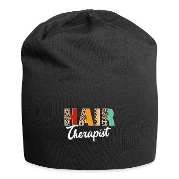 Hairstylist Hair Salon Kosmetologie - Jersey-Beanie - Schwarz - Vorne
