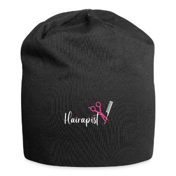 Hairstylist Hair Salon Kosmetologie - Jersey-Beanie - Schwarz - Vorne
