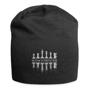 Chess Master Chess Chess Player Chess Tournament - Jersey Beanie - black - Front