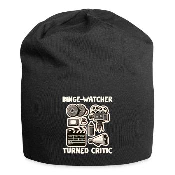 Critique de cinéma Cinéphile Cinéphile Amant Drôle Critique - Bonnet en jersey - noir - Devant