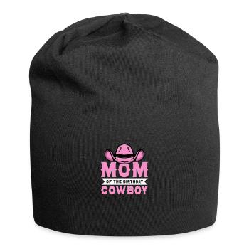 Cowboy Cowboy bottes Western cadeau - Bonnet en jersey - noir - Devant