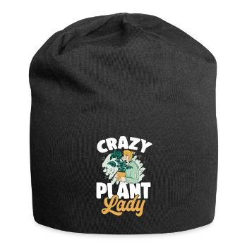 Monstera Deliciosa Albo Plante d’intérieur botanique - Bonnet en jersey - noir - Devant