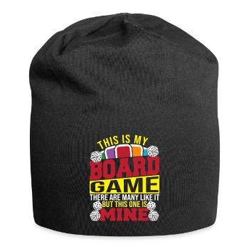 Jeux de société jeu de société cadeau - Bonnet en jersey - noir - Devant