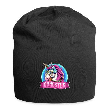 Licorne Gangsta - Bonnet en jersey - noir - Devant