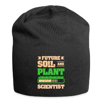 Future Soil And Plant Scientist - Jersey Beanie - black - Front