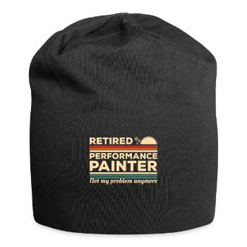 Performance Painter im Ruhestand ist nicht mehr mein Problem - Jersey-Beanie - Schwarz - Vorne