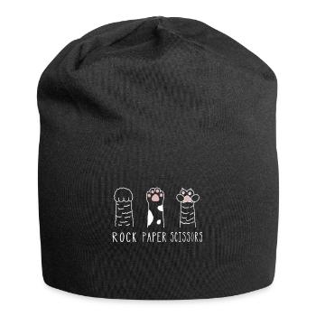 Rock Paper Scissors - Jersey Beanie - black - Front