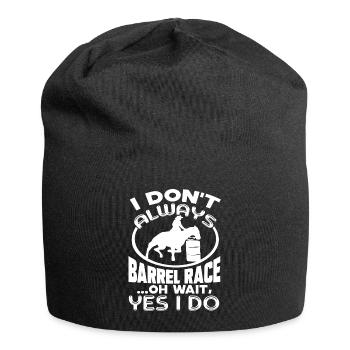 Barrel Racing Always Barrel Racing - Jersey Beanie - black - Front