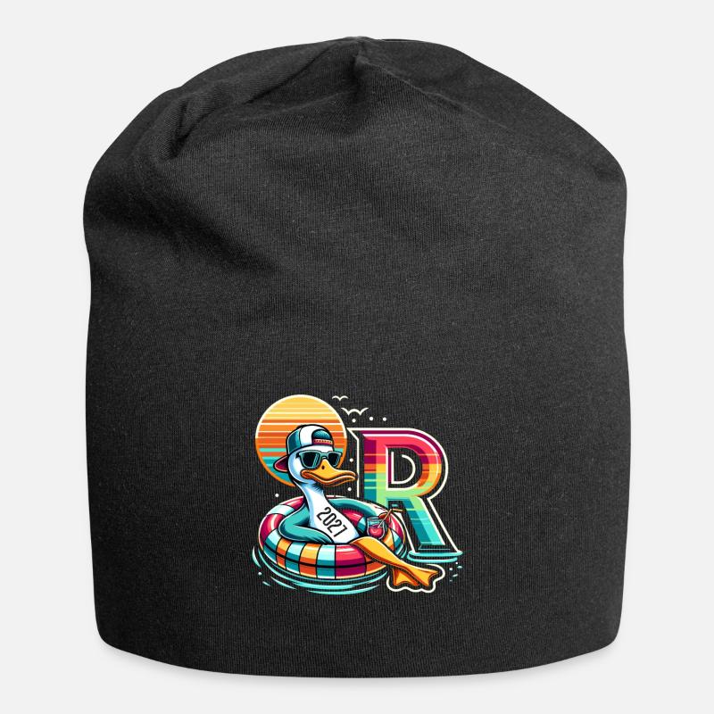Rentner Geschenk Rente 2027 Ruhestand - Jersey-Beanie - Schwarz