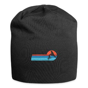 Wingfoil-Surfer Wingfoiling Hydrofoil Vintage - Jersey-Beanie - Schwarz - Vorne