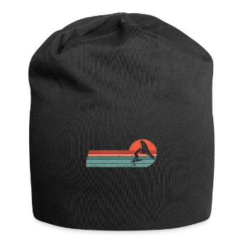 Wingfoil-Surfer Wingfoiling Hydrofoil Kitefoil - Jersey-Beanie - Schwarz - Vorne