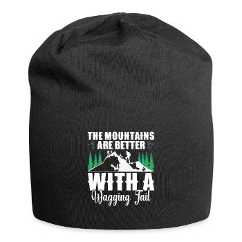 Dog Walking Lover Supplies Chiens d’alpinisme - Bonnet en jersey - noir - Devant