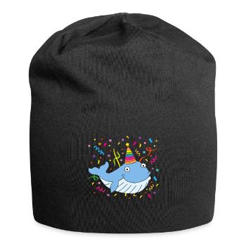 Carnival, Carnival, Confetti, Fool's Cap, Shrove Monday - Jersey Beanie - black - Front