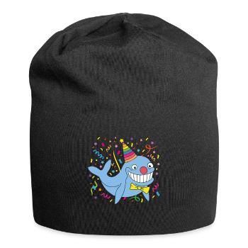 Carnival, Carnival, Confetti, Fool's Cap, Shrove Monday - Jersey Beanie - black - Front