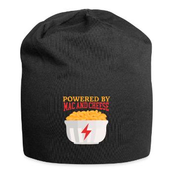 Macaroni with Cheese Mac and Cheese Gift - Jersey Beanie - black - Front