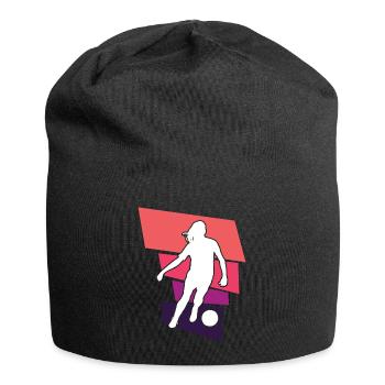 Soccer féminin, Football féminin, Football féminin - Bonnet en jersey - noir - Devant
