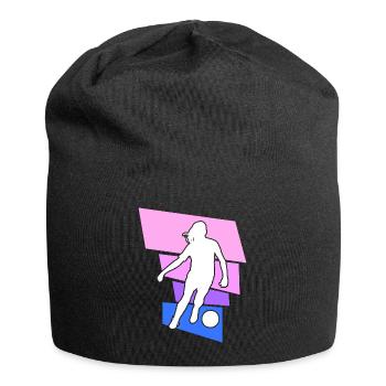 Soccer féminin, Football féminin, Football féminin - Bonnet en jersey - noir - Devant