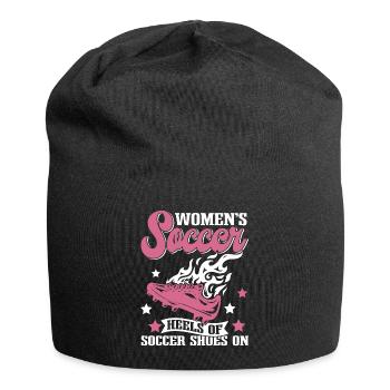 Soccer féminin, Football féminin, Football féminin - Bonnet en jersey - noir - Devant