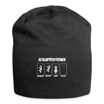 Polizist Geschenk Schichtarbeiter Polizist - Jersey-Beanie - Schwarz - Vorne
