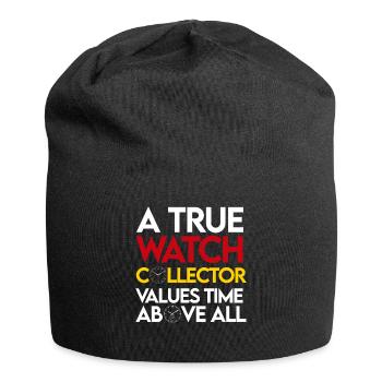 Watch Collector Horologist Collecting Watches - Jersey Beanie - black - Front