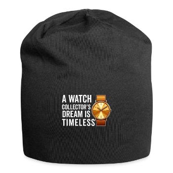 Watch Collector Horologist Collecting Watches - Jersey Beanie - black - Front