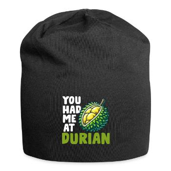 Durian Fruit Lover Funny Durio Zibethinus Men - Jersey Beanie - black - Front