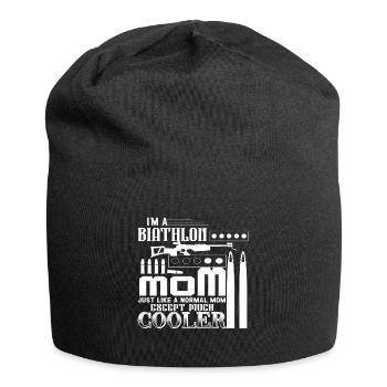 Biathlon Biathlon Mom Is Cooler - Jersey Beanie - black - Front