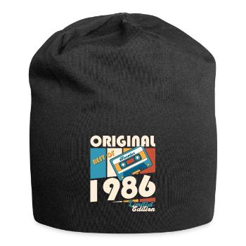 37e anniversaire Cassette Novembre Vintage 1986 - Bonnet en jersey - noir - Devant