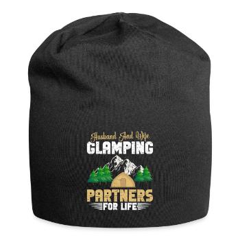 Glamper Holiday Camping Essentials Tent Glamping - Jersey Beanie - black - Front