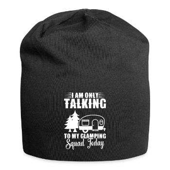 Camping Tente Vacances Nature Lover Glamper - Bonnet en jersey - noir - Devant