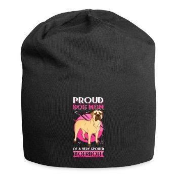 Boerboel Mom Dogs Dog Owner Gift - Jersey Beanie - black - Front