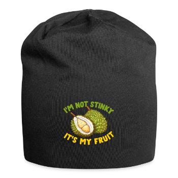 Durian Fruchtliebhaber Lustige Durio Zibethinus Männer - Jersey-Beanie - Schwarz - Vorne