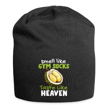 Durian Fruchtliebhaber Lustige Durio Zibethinus Männer - Jersey-Beanie - Schwarz - Vorne