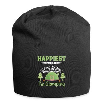Équipement de camping et de randonnée Glamping Glamper - Bonnet en jersey - noir - Devant