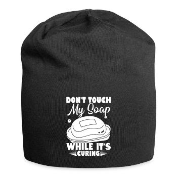 Saponification Soap Making Soap Boiler - Jersey Beanie - black - Front
