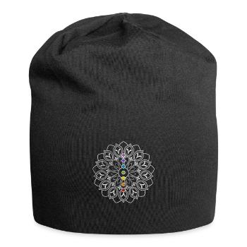 Méditation - Bonnet en jersey - noir - Devant