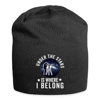 Astrophotography Astrophotographer Astronomy - Jersey Beanie - black - Front