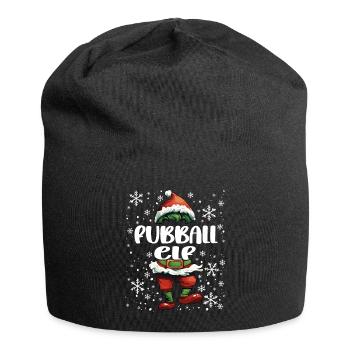 Weihnachtsoutfit Fachinformatiker Elf - Jersey-Beanie - Schwarz - Vorne