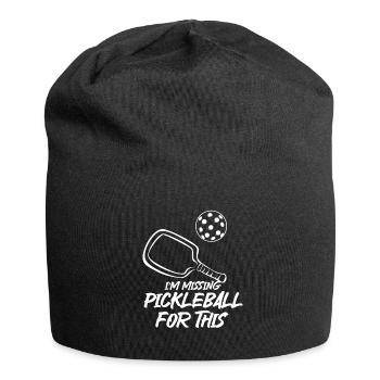 Federball - Jersey-Beanie - Schwarz - Vorne