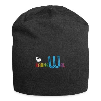 Carnival, Carnival, Confetti, Shrove Monday, Fools - Jersey Beanie - charcoal grey - Front