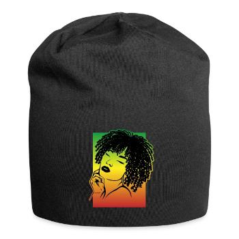 Déclaration forte carrément cool - Bonnet en jersey - noir - Devant