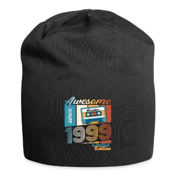24th Birthday December Vintage 1999 Cassette - Jersey Beanie - black - Front