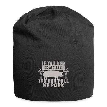 Grill Pork - Jersey Beanie - black - Front