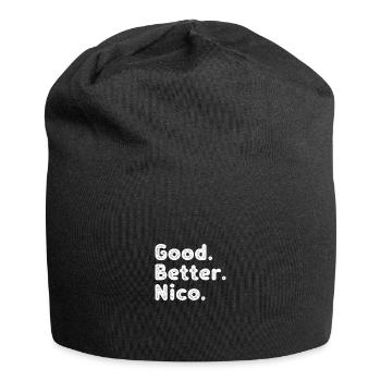 Good better Nico - Jersey-Beanie - Schwarz - Vorne