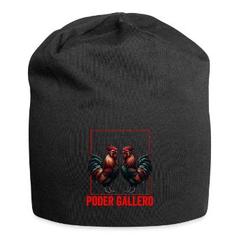 Gallero Pelea De Gallos Hombre Papá Padre Tío - Jersey Beanie - black - Front