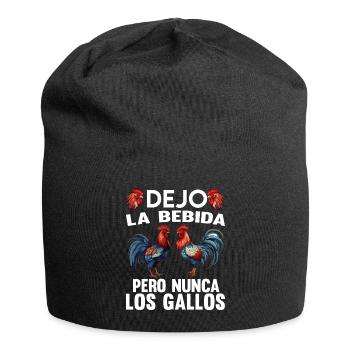 Gallero Pelea De Gallos Hombre Papá Padre Tío - Jersey Beanie - black - Front